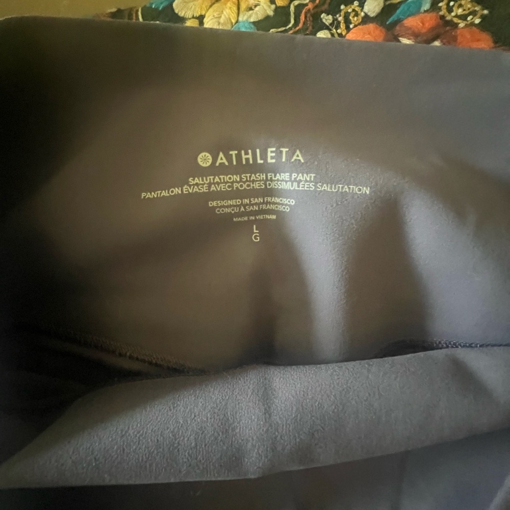 Athleta Plum Flare Yoga Pants